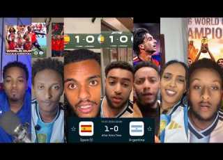 ስፔን የ 2026 አለም ዋንጫ አሳካቺው ስፔን 1 0 አርጀንቲና አለም ዋንጫ ፋይናል ቲክቶከሮቹ ምን አሉ Worldcup Spain Argentina