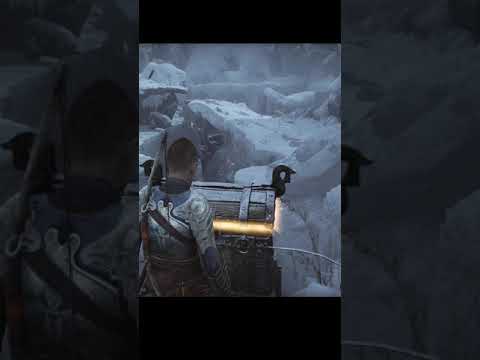 Atreus Tries To Open A Chest Like Kratos God Of War Ragnarok