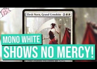 Mono White Shows No Mercy Elesh Norn Grand Cenobite EDH Commander Magic The Gathering