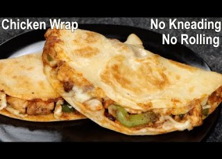 Why Didn T I Know This Chicken Wrap Recipe Before It Taste Better Than I Thought Chicken Taco