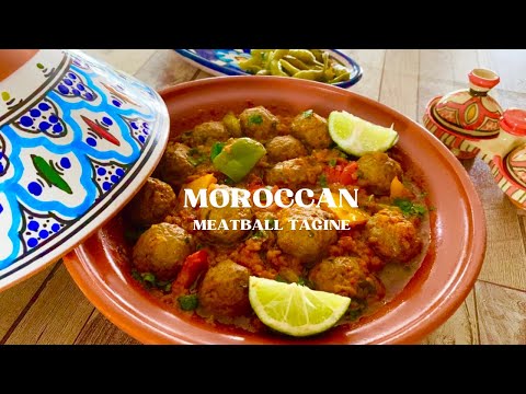 MOROCCAN Meatballs Tagine Easy Moroccan Kefta Tagine