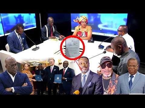 RDC A SIGNÉ LISUSU ACCORD NA RWANDA BAHATI ALONGWE UNION SACRÉE P KAZADI MAYELE ESUKI