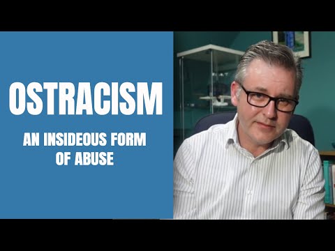 Ostracism Being Abused Without A Word Being Said