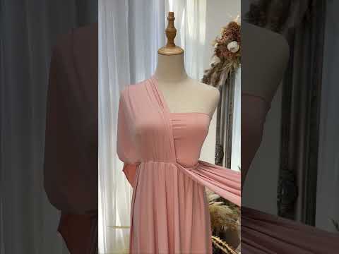 Mannequin Tutorial Styling The Infinity Dress With A Matching Tube