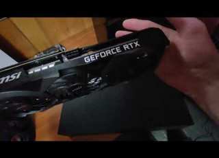 MSI Ventus 3x RTX 3060 TI OC LHR Unboxing