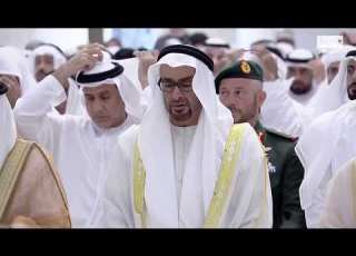 رئيس الدولة وسمو الشيوخ يؤدون صلاة عيد الأضحى المبارك في جامع الشيخ زايد الكبير