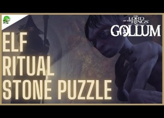 The Lord Of The Rings Gollum Elf Ritual Stone Puzzle