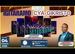 GASAVE CHOIR ITORERO ADEPR GASAVE MU GITARAMO CYA GIKRISTO KURI LIFE RADIO TV