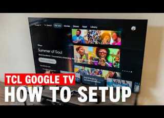 TCL Google TV First Time Setup Complete Smart TV Installation Tutorial