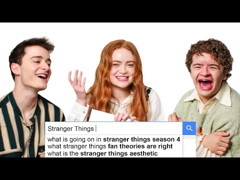 Sadie Sink Noah Schnapp Gaten Matarazzo Answer The Web S Most Searched Questions WIRED