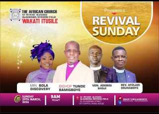  PALM SUNDAY REVIVAL SUNDAY WAKATI ITUSILE CCDM GLOBAL II BISHOP TUNDE BAMIGBOYE 29 03 26