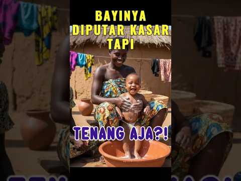 Cara Unik Memandikan Bayi Di Afrika Yang Bikin Kaget Faktaunik Afrika Bayi Viral