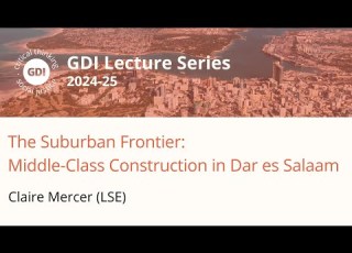  The Suburban Frontier Middle Class Construction In Dar Es Salaam