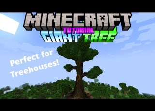  Minecraft How To Build A Giant Tree Tutorial
