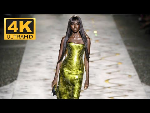 Versace Spring Summer 2025 Milan Fashion Week 4K