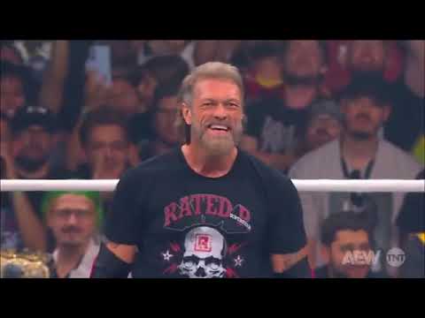 Australia Fans Singing Adam Copeland EDGE Song After He Finishes His Entrance AEW Grand Slam