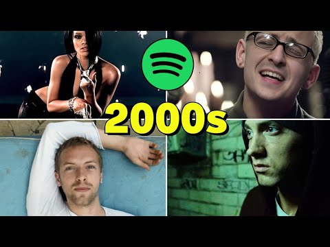Top 200 Most Streamed 2000s Songs Spotify 2000 2009