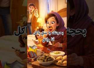  بحجتك يا بنتي باكل أنا وإنتي Viral شورتس قصص قصيرة Youtubeshorts Funny أمثال شعبية Trending