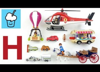  Learning Vehicles Starting With Letter H For Kids With Lego Playmobil Siku VooV ブーブ