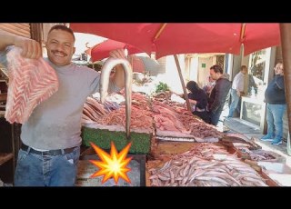  معقولة الاسعار دي السمك البلدي السويسي في اكبر سوق شعبي سوق السيدة زينب الأسعار مفاجأة