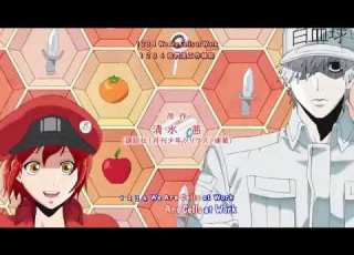 AMV Hataraku Saibou OP Full Mission Ken Kou Dai Ichi Red White Killer T Macrophage