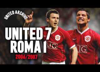  SEVEN United Goals At Old Trafford United V Roma United Archive