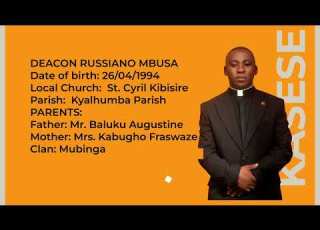  Diocese Of Kasese Priestly Diaconate Ordinations 2026 Dn Russiano Mbusa