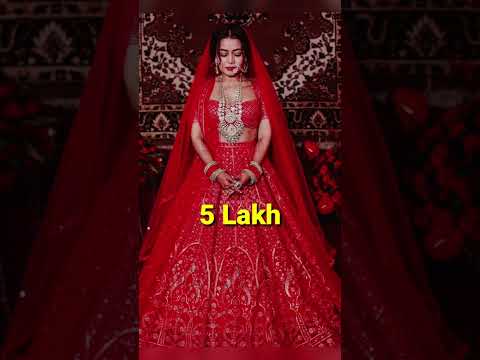 Bollywood Actress Wedding Lehenga Price Shorts Youtubeshorts Shortsvideo Actress Lehenga