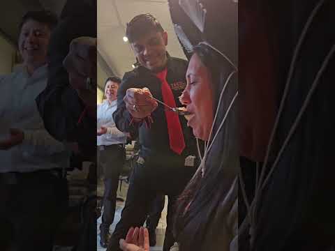 My Step Mom At Taco Inc It Is Her Birthday