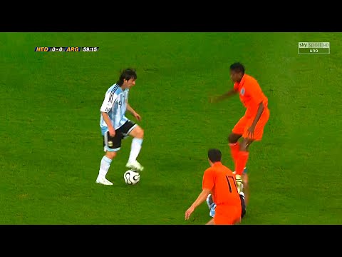 Lionel Messi Vs Netherlands World Cup 2006 English Commentary HD 1080i50