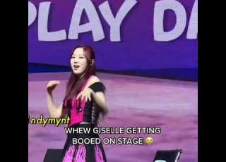 Giselle Getting Booed On Stage After Desi Scandal Giselle Kpop Fyp Aespa Winter Karina