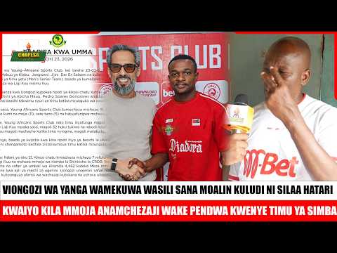 MZE SAID NILISEMA KAMWE ANACHEZA NA AKIL ZENU MO KAMALIZA MOALIN ANAKUJA KUIBADLISHA YANGA TUJIPANGE