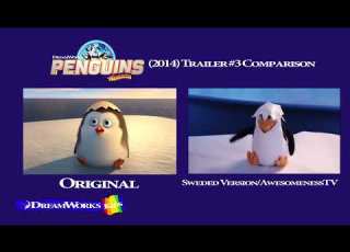 Penguins Of Madagascar 2014 Trailer 3 Comparison Penguin Problems DWKids