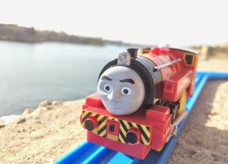 TS 18 Victor At Valletta Grand Harbour Malta Thomas And Friends 00716 En
