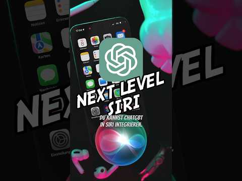 Siri Mit ChatGPT Intelligenz So Geht S Iphone15 Iphonetricks Iphonefeatures Chatgpt Ki