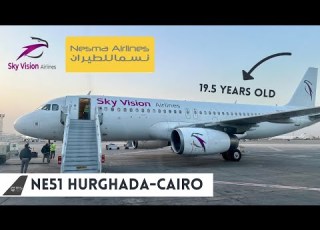NESMA AIRLINES HURGHADA TO CAIRO AIRBUS A320 TRIPREPORT