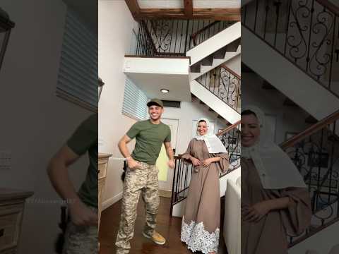 الينا انجل خلف الكواليس كله ضحك ووناسه مع الجندي الامريكي الينا انجل