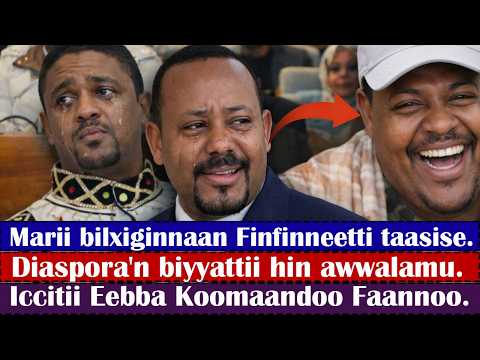 ODUU Marii Pp Finfinneetti Taasise Diaspora N Biyyattiin Awwalamu Iccitii Eebba Koomaandoo Faannoo