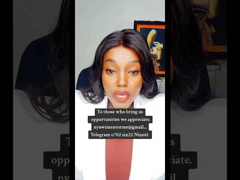 YB5011 Thsnk You For The Opportunity Nyawimentorme Gmail Com Telegram 0702622961