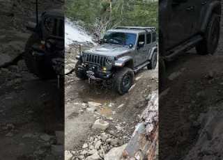 OFF ROAD TRAIL FLEX ON MY JEEP WRANGLER RUBICON Offroad Adventure Jeep 4x4 Explore Overlanding