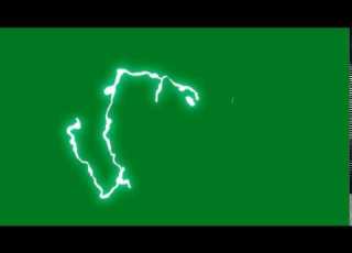  Animated Electric Discharge Free Green Screen Footage 13