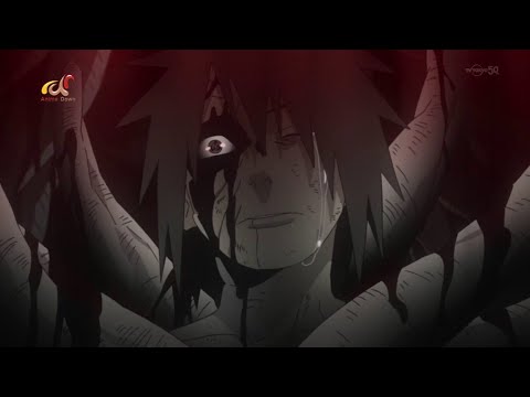 اوبيتو ينفجرغضب انتقاما ويطلق قوتة الجبارة ويقتل كل من حولة