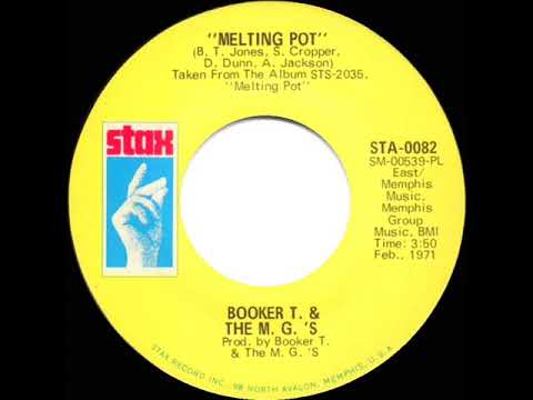 1971 Booker T The MG S Melting Pot 45 Single Version