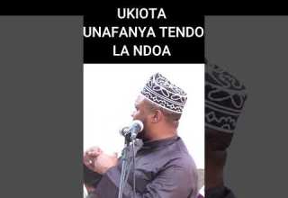 UKIOTA UNAFANYA TENDO LA NDOA MARA KWA MARA