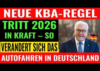 Ab 2026 ändert Sich Alles Die Neue KBA Regel Schockt Millionen Autofahrer In Deutschland