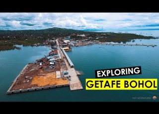 Getafe Bohol Aerial Tour Ports Municipal Center 4k