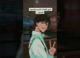 اشهر الكلمات التي يستخدمها الاوتاكو متابعين الانمي