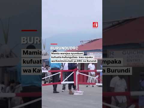 Hundreds Of Residents Return Home Following The Opening Of The Kavimvira Border