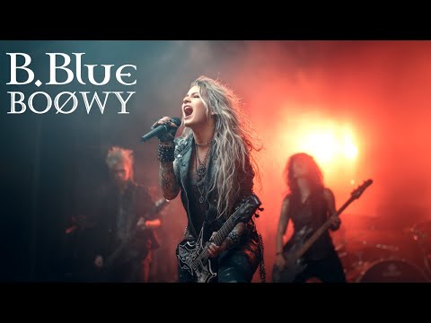 BOØWY B Blue 北欧メタル女子が歌うボウイ European Hard Rock Metal Female Vocal Ver AI Covers J POP