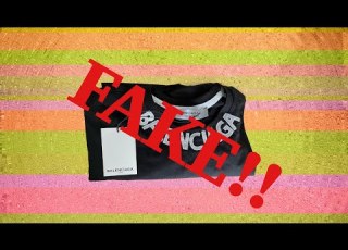HOW TO SPOT A FAKE BALENCIAGA T SHIRT